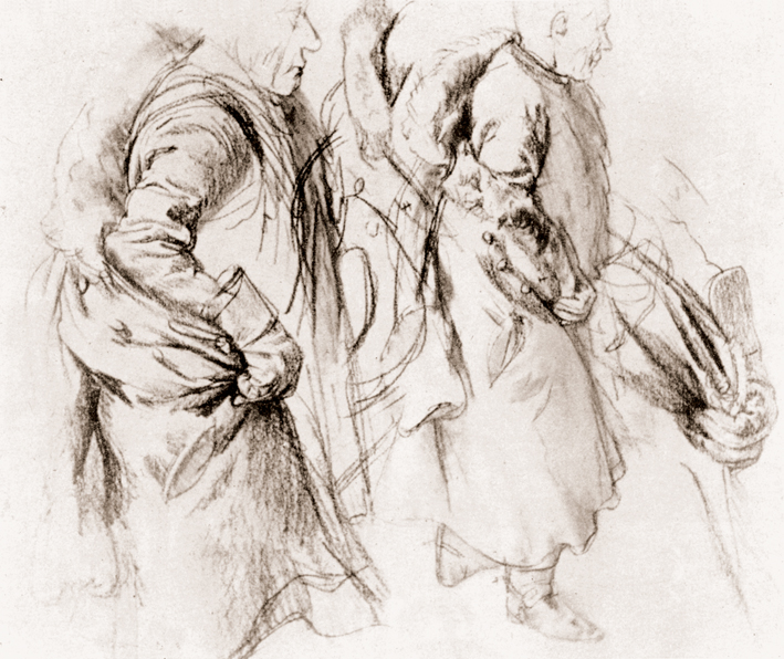  Adolpyh Von Menzel —— 穿着皮大衣的将军